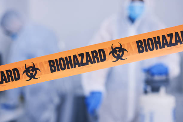 Professional Biohazard technician working in Liberty Hill, TX